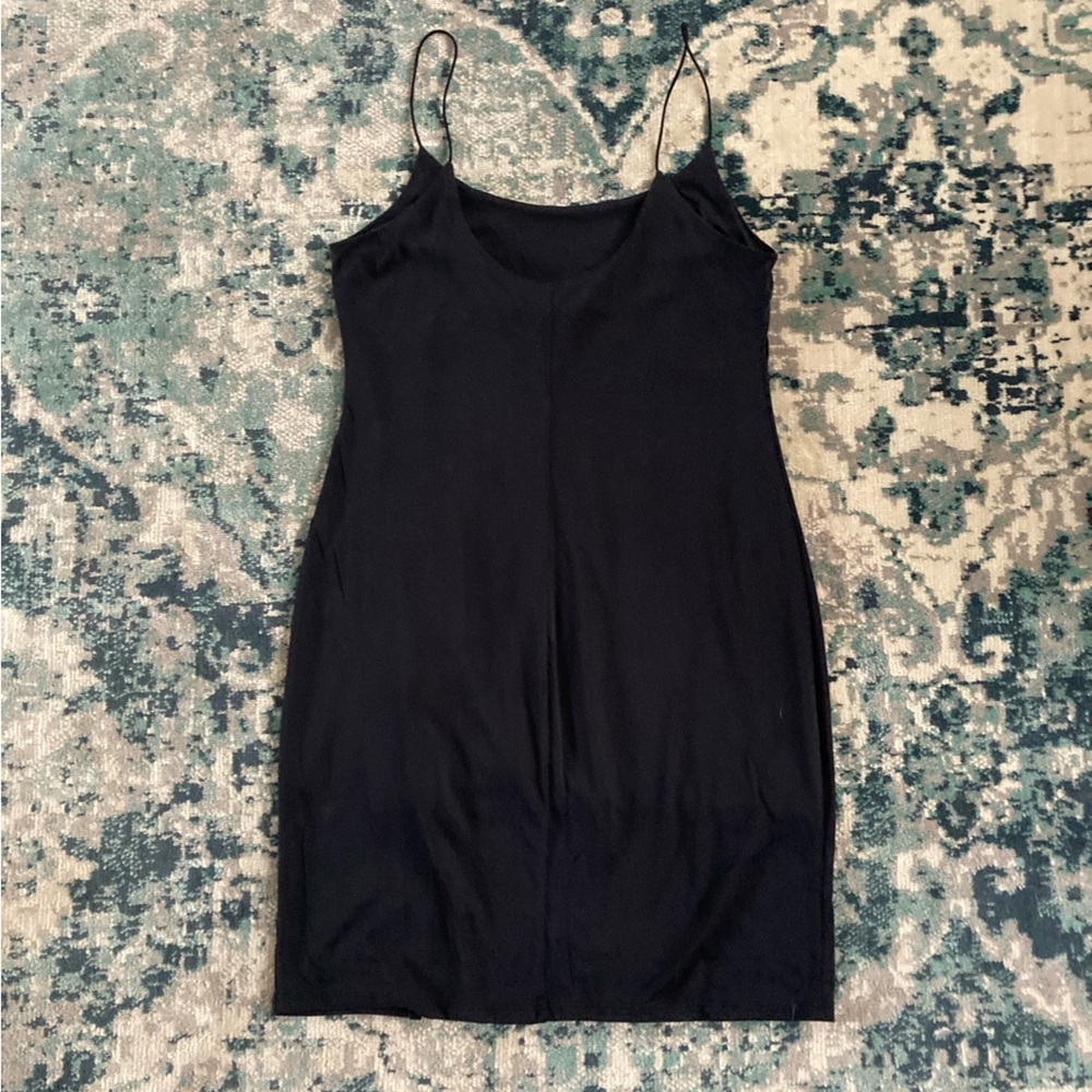 UO Black Slip Dress